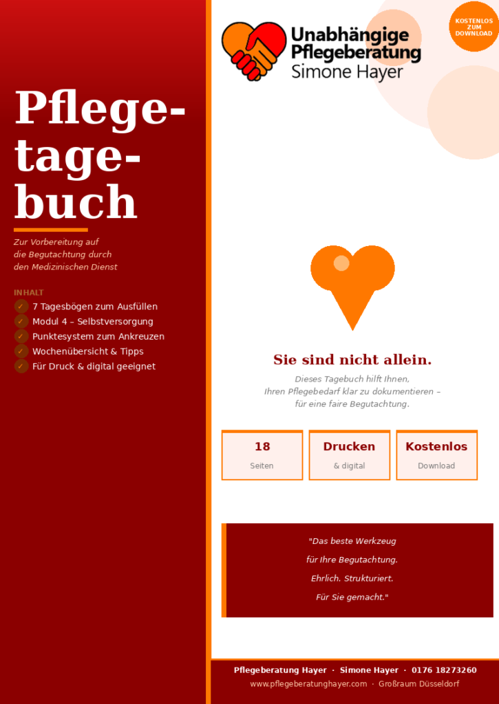 Pflegetagebuch
