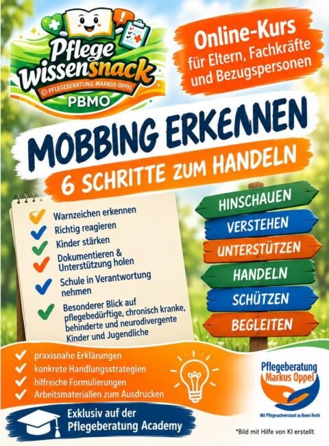 Mobbing – erkennen, handeln, unterstützen. Hilfen für Eltern, Bezugspersonen, Fachpersonal