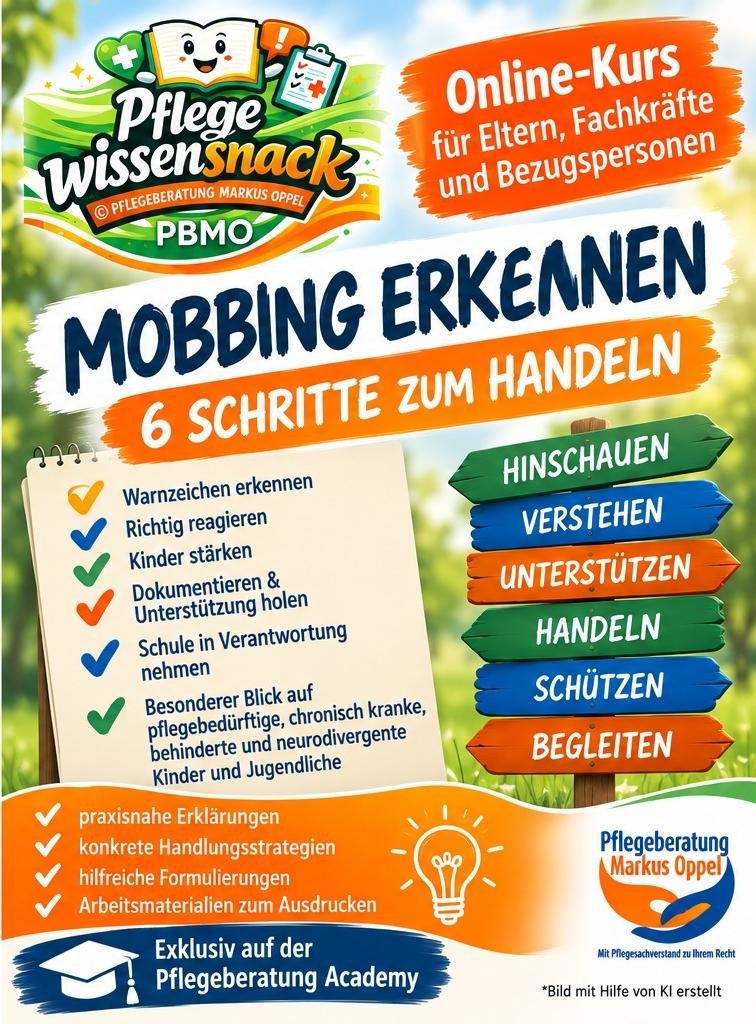 Mobbing – erkennen, handeln, unterstützen. Hilfen für Eltern, Bezugspersonen, Fachpersonal